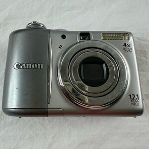 Canon PowerShot A1100 IS Digital Camera 12.1MP 4X Zoom Silver *parts Or Repair*